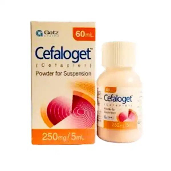 Cefaloget 60ml Oral Suspension 250mg/5m